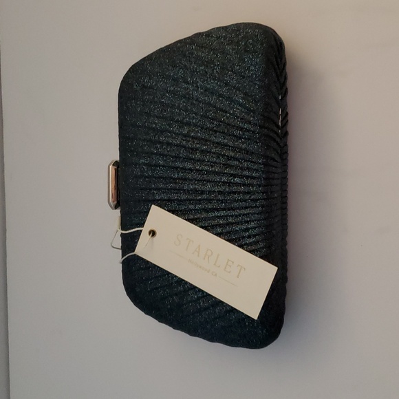 NWT Starlet Navy Sparkle Clutch - Picture 5 of 9